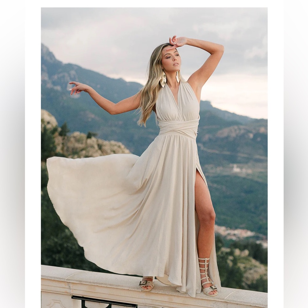Elegant Green Maxi Dress